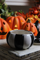 Wednesday Pumpkins, pojemnik ceramiczny dynia	