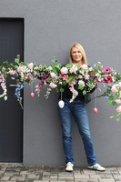 Pastellita, dekoracyjna girlanda wielkanocna z zawieszkami