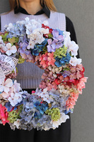 Hydrangea, kolorowy wianek z hortensji