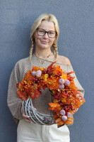 Zalissa, asymetryczny jesienny wianek