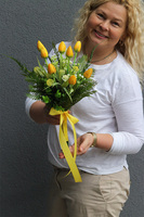 Żółta Energia, wiosenny bukiet do wazonu