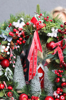 Mikołajowy Las Lollypop 2, wianek bożonarodzeniowy