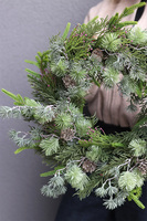 Green Forester, zimowy wianek iglasty