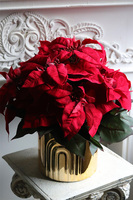 Gwiazda Betlejemska Gold Moment, wysokiej jakości sztuczna roślina