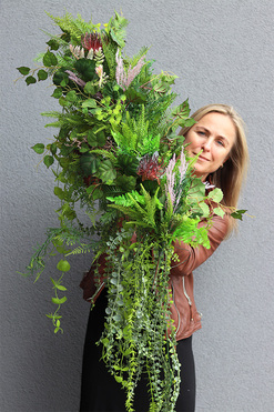 Green Lefreta, zielona girlanda dekoracyjna, dł.100cm 