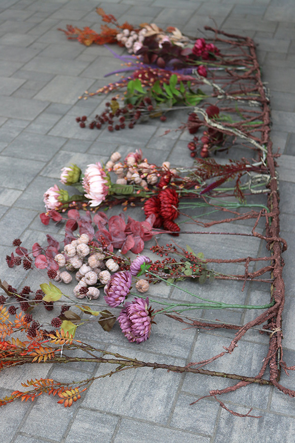 Słodki Słony, wysokiej jakości nowoczesna girlanda jesienna, dł.250m