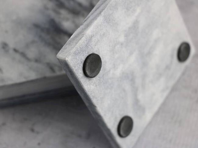 OD RĘKI kamienne podkładki pod kubek, Marble, kpl.4szt