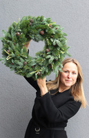 Jak Żywy, wianek iglasty, śr.45cm