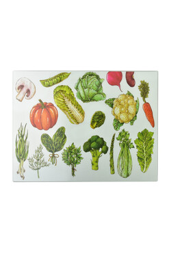 Aria E, szklana deska do krojenia z nadrukiem, wym.40x30cm