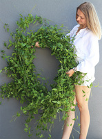 Barwinek zielona girlanda dekoracyjna, dł.