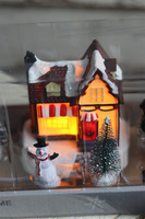 Scenka Zimowa Saute, zestaw dekoracji LED