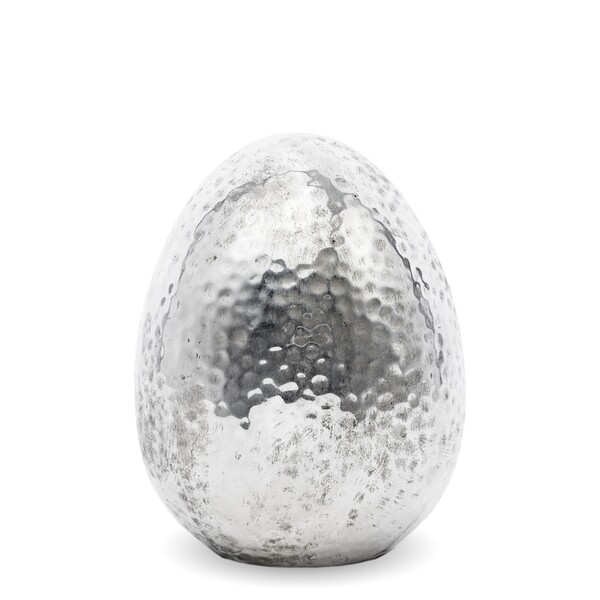 Easter Silverro, dekoracja wielkanocna / figurka jajo / jajko, wym.12x9x9cm