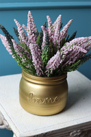 kompozycja w złotej donicy, Goldi Home, wys.29x33cm 