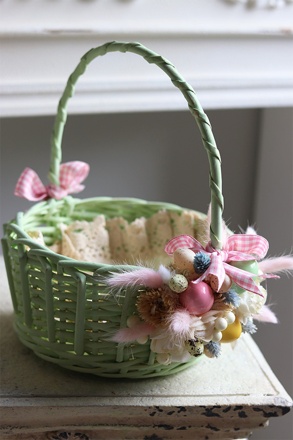 Yerta, dekorowany koszyczek wielkanocny