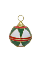 figurka bombka metalowa duża dekoracja