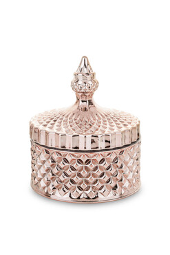 Palermo Champagne B, dekoracyjny pojemnik amfora, wym.13x10.5cm