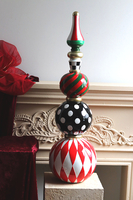 Winter Ball, figurka bombki ceramiczne	