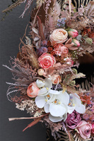 November Garden, boho jesienny wianek