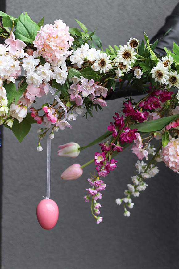 Pastellita, dekoracyjna girlanda wielkanocna z zawieszkami