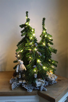 Scandi Trzy Choinki, świąteczna dekoracja LED