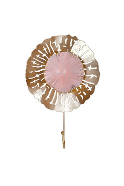 Fleur D, stylowy wieszak ścienny haczyk, wym.18x18x2.5cm