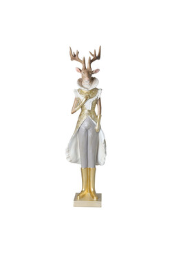 Reindeer Royalty F, figurka świąteczna renifer, wys.62cm