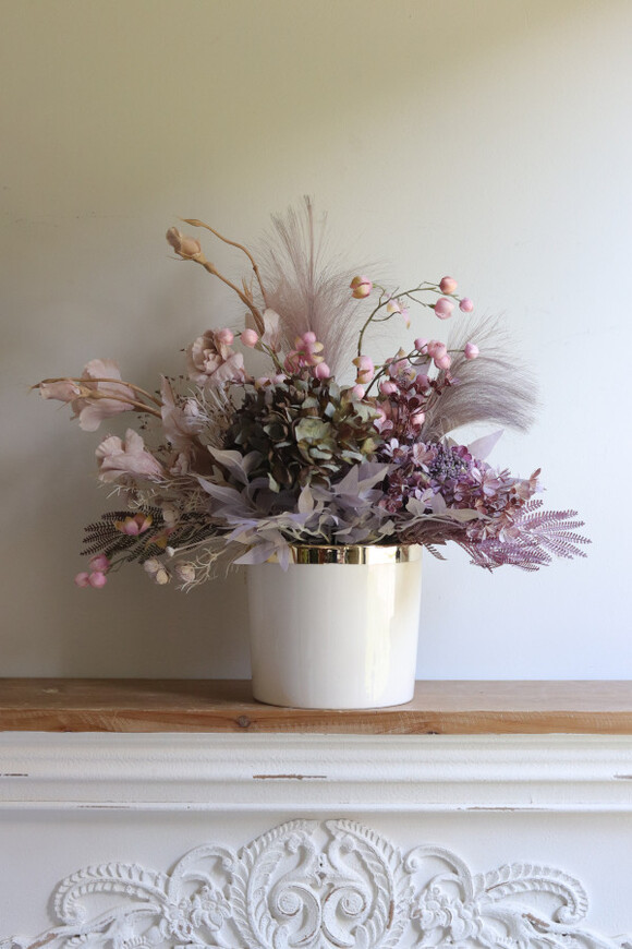 Jesień u Progu, jesienna kompozycja w naczyniu glamour