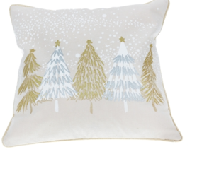 Christmas Mood Choinki, poszewka dekoracyjna świąteczna, wym.45x45cm