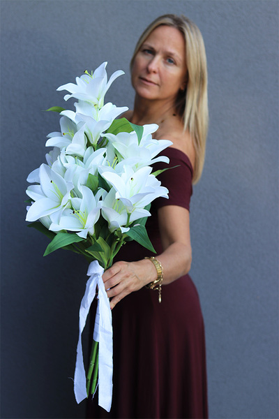 Bianca Casa bukiet lilii białych
