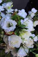 Malediwy White S, biały bukiet kwiatów, wys.52cm