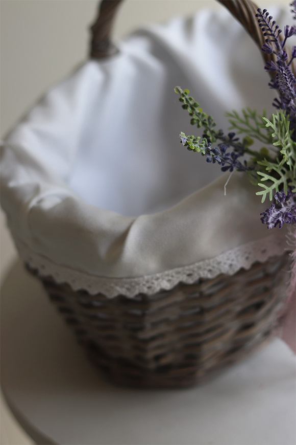 Easter Lavender, dekorowany koszyczek wielkanocny