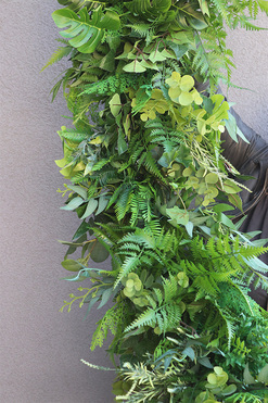 Green Milesa, zielona girlanda dekoracyjna, dł.100cm 