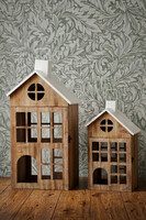 Chalet, drewniany lampion latarenka domek