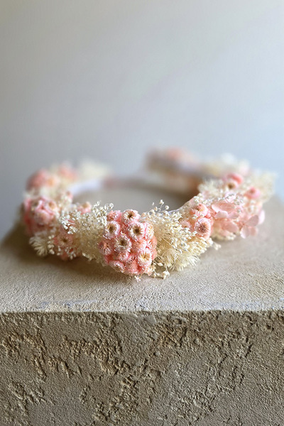 Erato, wianek na głowę z roślin stabilizowanych, rozmiar uniwersalny