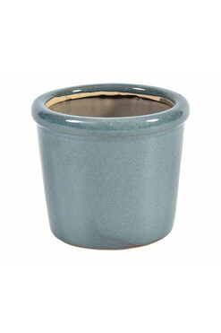 Włoskie Niebo, ceramiczna osłonka z rantem, wym.12.5x12.5x10.5cm