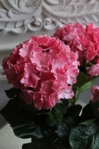 doniczkowa hortensja Koral, wysokiej jakości sztuczne kwiaty