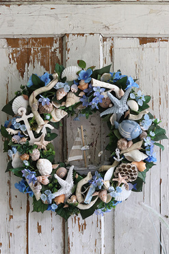 Morska Żegluga Marino, marynistyczny wianek do powieszenia, śr.46cm