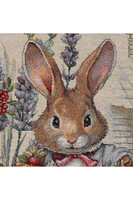 Zajączkowa Święconka, wielkanocna poszewka gobelinowa dwustronna