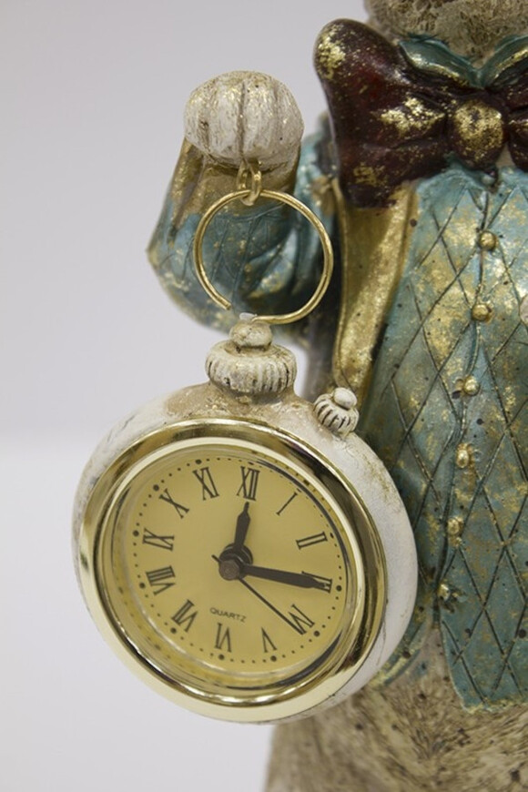 figurka królik z zegarkiem, Alicja w Krainie Czarów