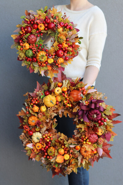 Bravissimo 2, jesienny wianek z pięknymi dodatkami