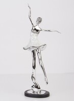 Balerina Glamour, figurka srebrna, wym. 37.5x12x8cm 