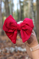 Velvet Papillon, welurowa kokarda pluszowa XL