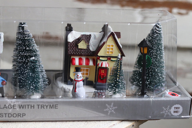 Scenka Zimowa Saute, zestaw dekoracji LED