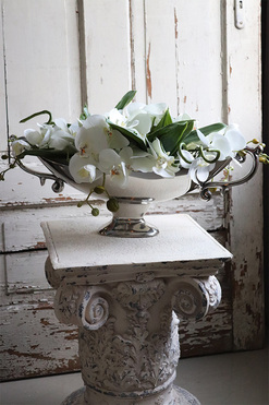 Dekoriaso, kompozycja z orchideą w pucharze, wym.28x68cm 