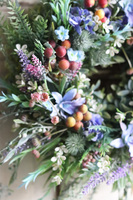 delikatny wiosenny wianek, Wichrowe Wzgórza 2, śr.32cm 