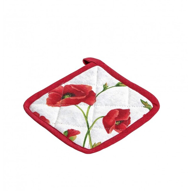Living Poppies, mata - łapka kuchenna w kwiaty, wym.20x20cm 