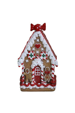 Gingerbread House A, świąteczny domek z piernika, wym.16.5x10x9.5cm
