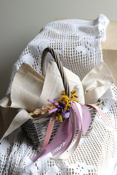 Fioletowa Wielkanoc, komplet dekoracji wielkanocnych