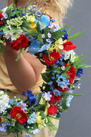  Lato na Mazowszu, wianek dekoracyjny na drzwi