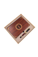 Wood Premium, drewniany notes, zestaw prezentowy